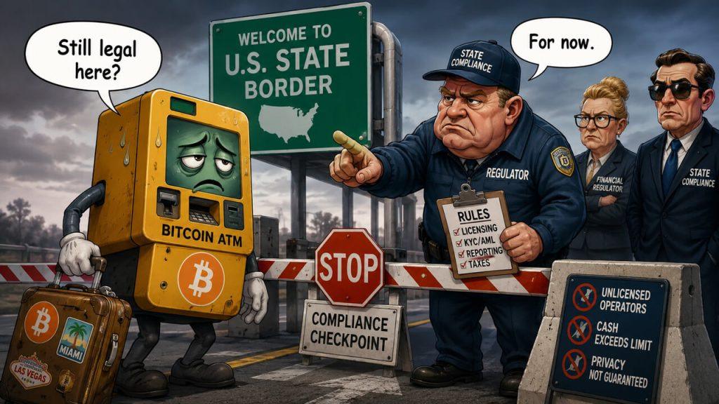 The US Bitcoin ATM industry is breaking under fraud, bans, and fees