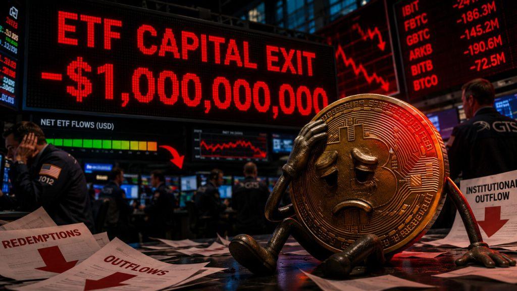 Bitcoin ETF flows reverse as US funds shed $1B amid inflation fears